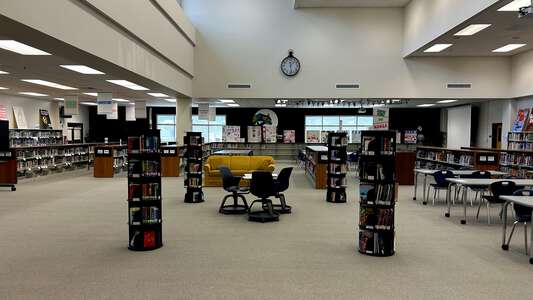 Twin Rivers Middle School Media Center in Buford