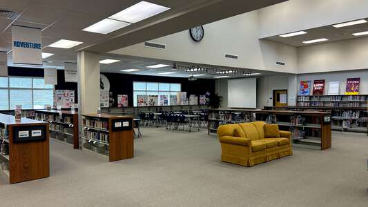 Twin Rivers Middle School Media Center in Buford