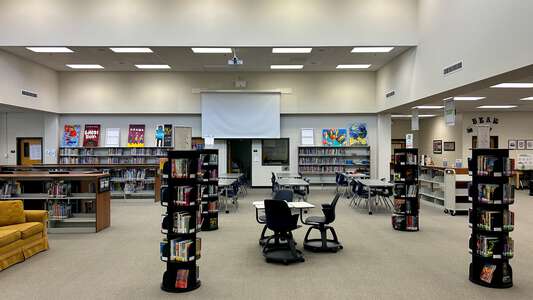 Twin Rivers Middle School Media Center in Buford