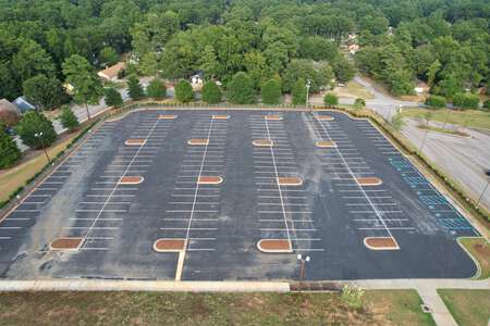 Columbia High School Parking Lot - Side in Columbia