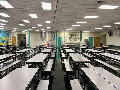 Zora Neale Hurston Elementary School Cafeteria in Miami