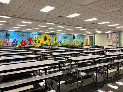Zora Neale Hurston Elementary School Cafeteria in Miami