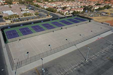 Durango High School Outdoor Basketball Courts in Las Vegas 2
