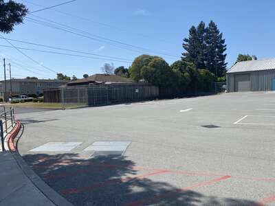 Nesbit K-8 Elementary School Parking Lot - Rear in Belmont