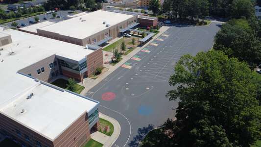 South Academy of International Languages K-8 School Parking Lot - Bus Lot in Charlotte 2