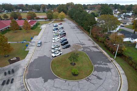 Windsor Woods Elementary School Parking Lot - Side 1 in Virginia Beach 2
