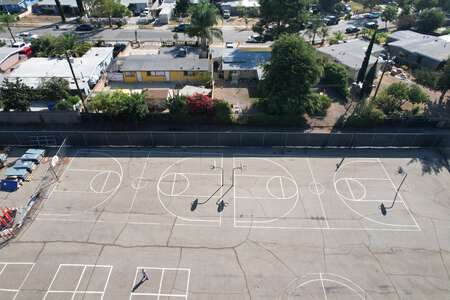 Harrison Elementary School Blacktop / Basketball Courts in Pomona