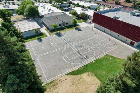 Dutcher Middle School Outdoor Basketball Courts 2 in Turlock