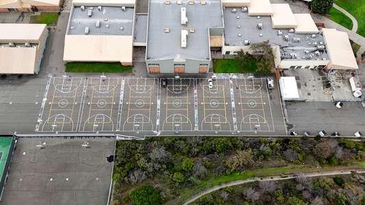 Jesse Bethel High School Outdoor Basketball Courts in Vallejo
