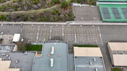 Jesse Bethel High School Outdoor Basketball Courts in Vallejo