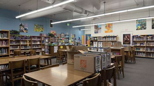 New Brighton Middle School Library in Capitola