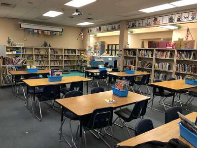 Elitha Donner Elementary School Library in Elk Grove