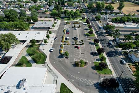Dutcher Middle School Parking Lot in Turlock