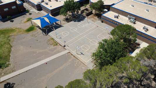 Escontrias STEAM Academy Outdoor Basketball Courts in Socorro 2