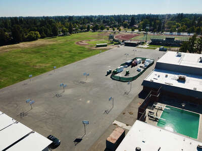 John F. Kennedy High School Outdoor Basketball Courts in Sacramento