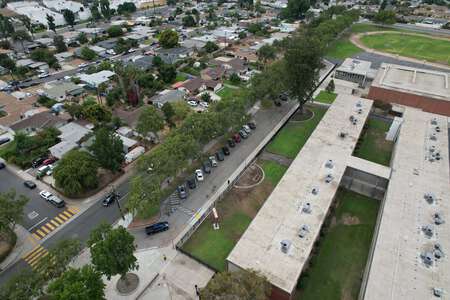 John Marshall Middle School Parking Lot in Pomona