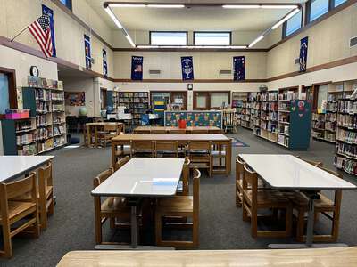 Wagner-Holt Elementary School Library in Stockton