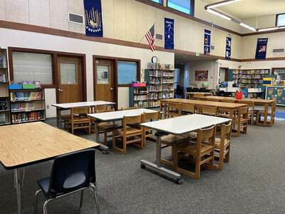 Wagner-Holt Elementary School Library in Stockton