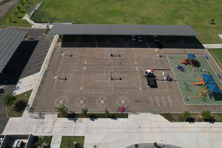 Juan Felipe Herrera Elementary School Outdoor Basketball Courts in Fresno