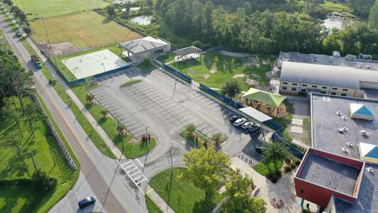 Sanders Memorial Elementary School Parking Lot in Land O' Lakes