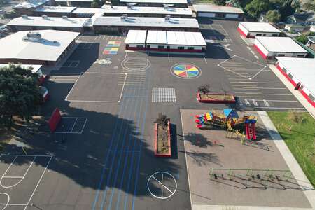 Madison Elementary School Blacktop / Basketball Courts in Pomona