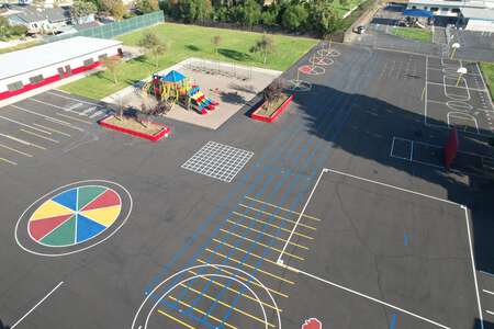 Madison Elementary School Blacktop / Basketball Courts in Pomona