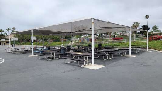Ada W. Harris Elementary School Outdoor Lunch Area in Cardiff by the Sea