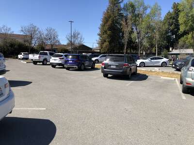 Garden Gate Elementary School Parking Lot in Cupertino