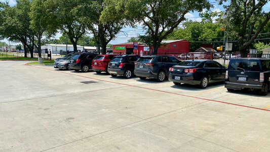 Burbank Elementary Parking Lot - Front in Houston 2