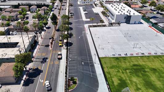 Frank J. Zamboni Middle School Parking Lot in Paramount