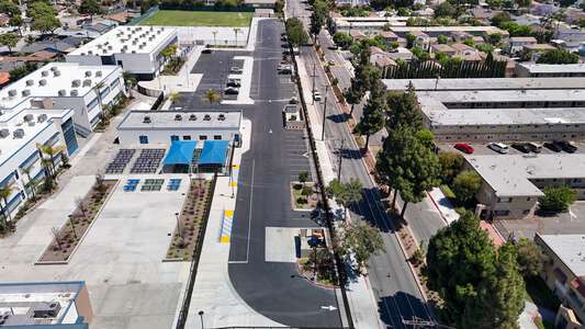 Frank J. Zamboni Middle School Parking Lot in Paramount