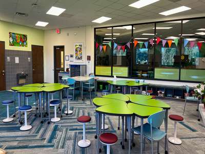 George Marks Elementary School Library in DeLand