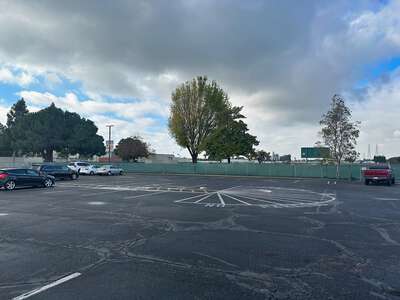 Rancho Alamitos High School Parking Lot - Front 1 in Garden Grove