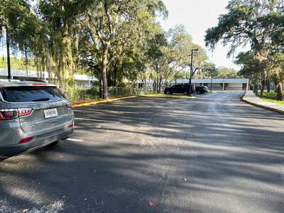 Moon Lake Elementary School Parking Lot - Front in New Port Richey