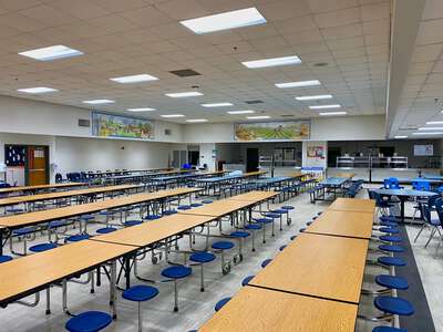 Malcom Bridge Middle School Cafeteria in Bogart