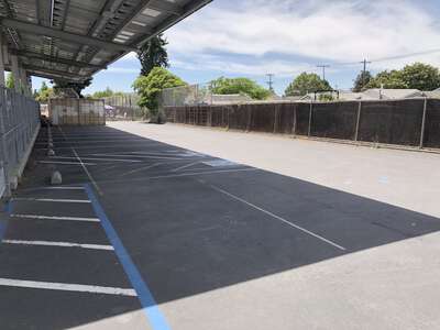 Harding Elementary School Parking Lot in El Cerrito