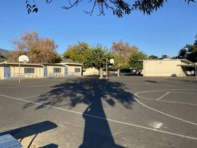 Marshall Elementary School Outdoor Basketball Courts in San Bernardino