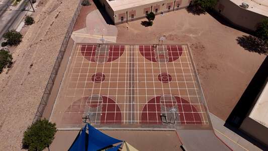 Loma Verde Elementary School Outdoor Basketball Courts in El Paso 2