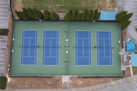 Mill Creek High School Tennis Courts in Hoschton