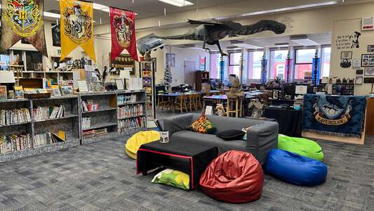 Crumpton Elementary School Library in Marina