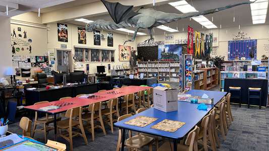 Crumpton Elementary School Library in Marina