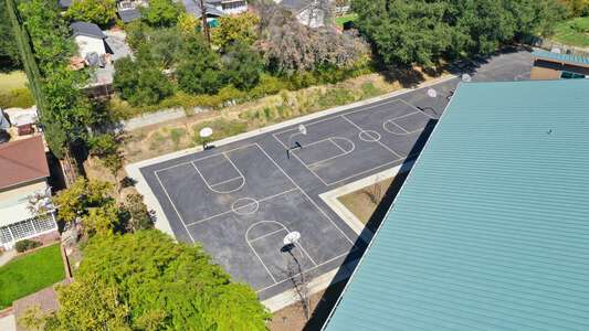 Sierra Madre Middle School Outdoor Basketball Courts in Sierra Madre
