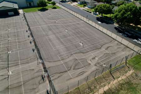 Tioga Middle School Tennis Courts in Fresno