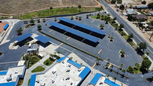 Citrus Hill High School Parking Lot - Back Solar Panels in Perris 2