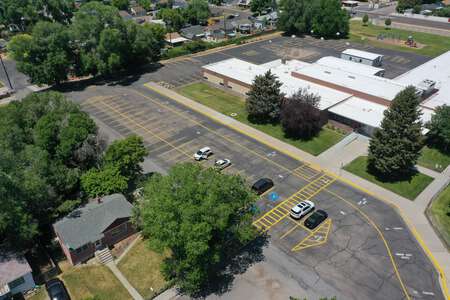 Lewis & Clark Elementary School Parking Lot - Front in Pocatello