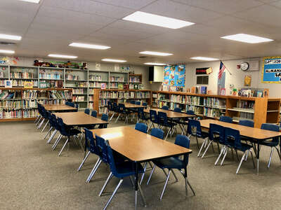 Beard Elementary School Library in Modesto