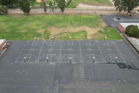 John Marshall Middle School Blacktop / Basketball Courts 2 in Pomona