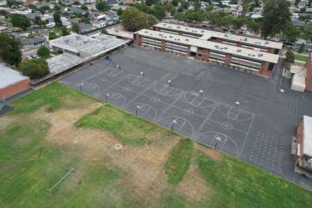 John Marshall Middle School Blacktop / Basketball Courts 2 in Pomona