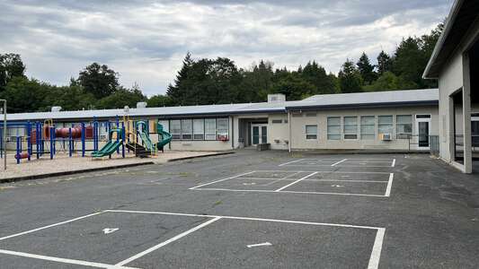 Cascade Locks Elementary School Blacktop in Cascade Locks