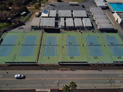 Ventura High School Tennis Courts in Ventura